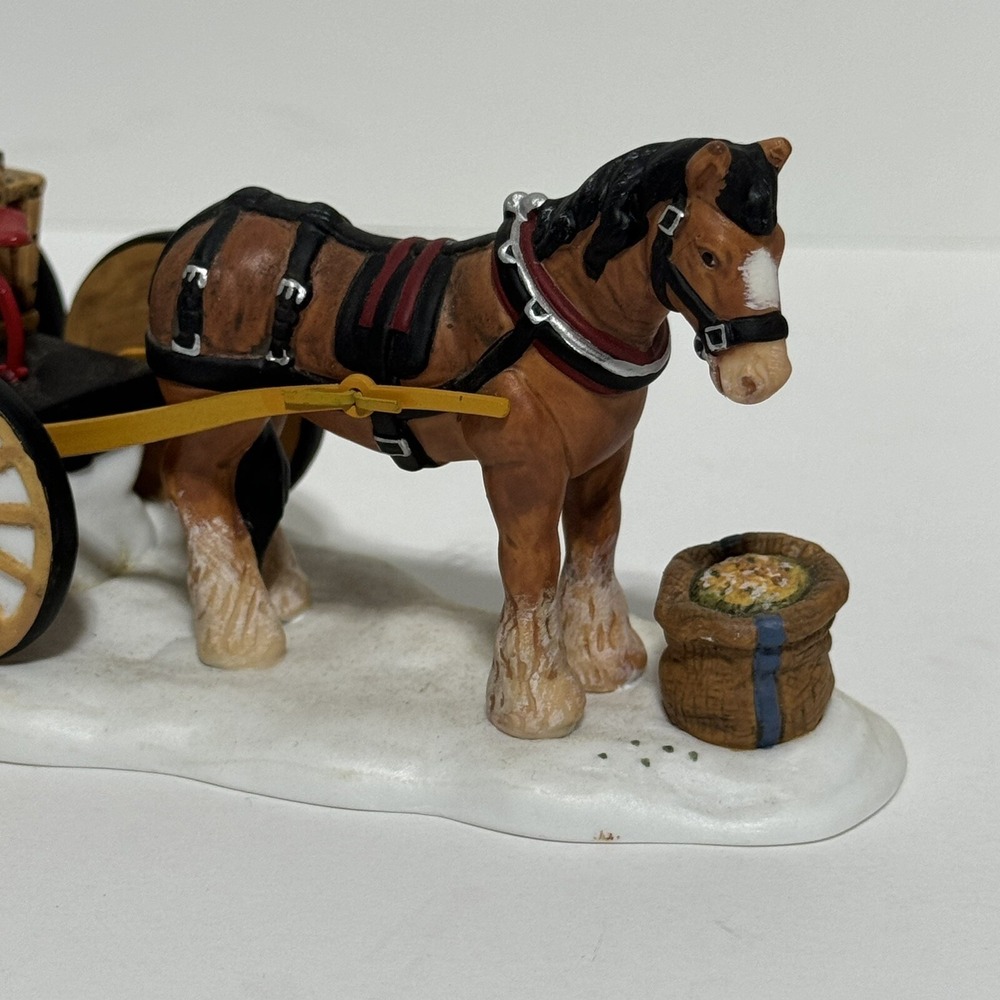 Dept 56 "Load Up The Wagon" Set of 2 - New England Village Series- #56630 w/box - Picture 4 of 16